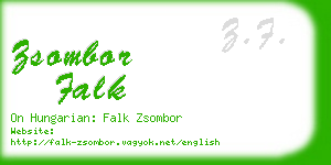 zsombor falk business card